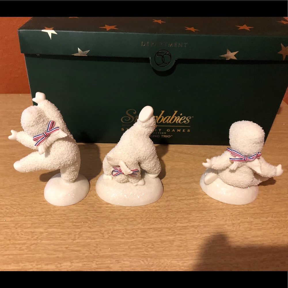 Snowbabies 2003 Starlight Games “Tumbling Trio”